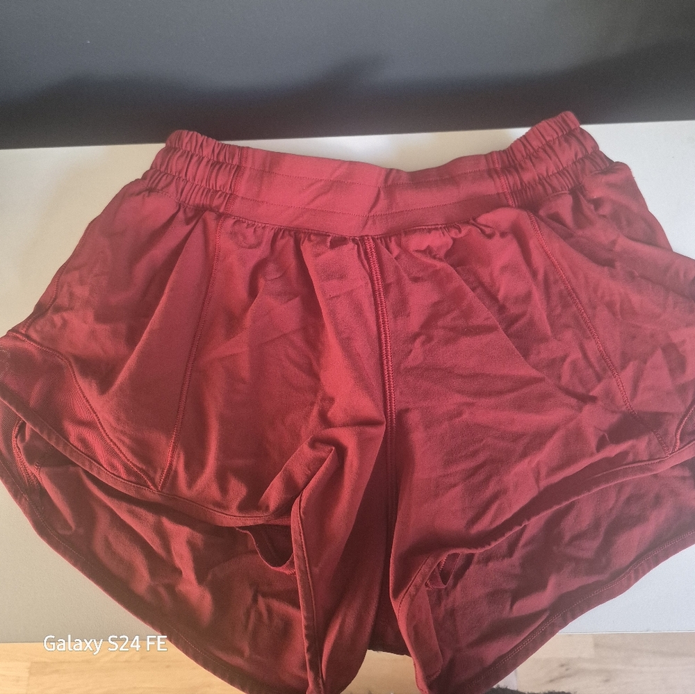 lululemon athletica Red Athletic Shorts